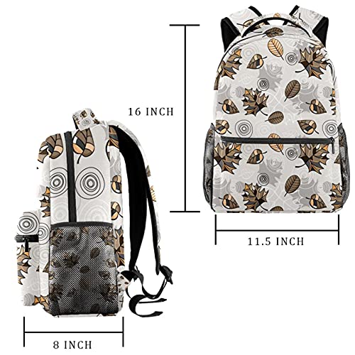 Sac à dos d'école en toile résistante à motif imprimé fleurs d'iris multicolore unique - 2