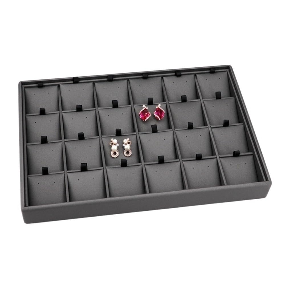 Jewellery Organiser Black Earring Tray Counter Finger Ring Pendant