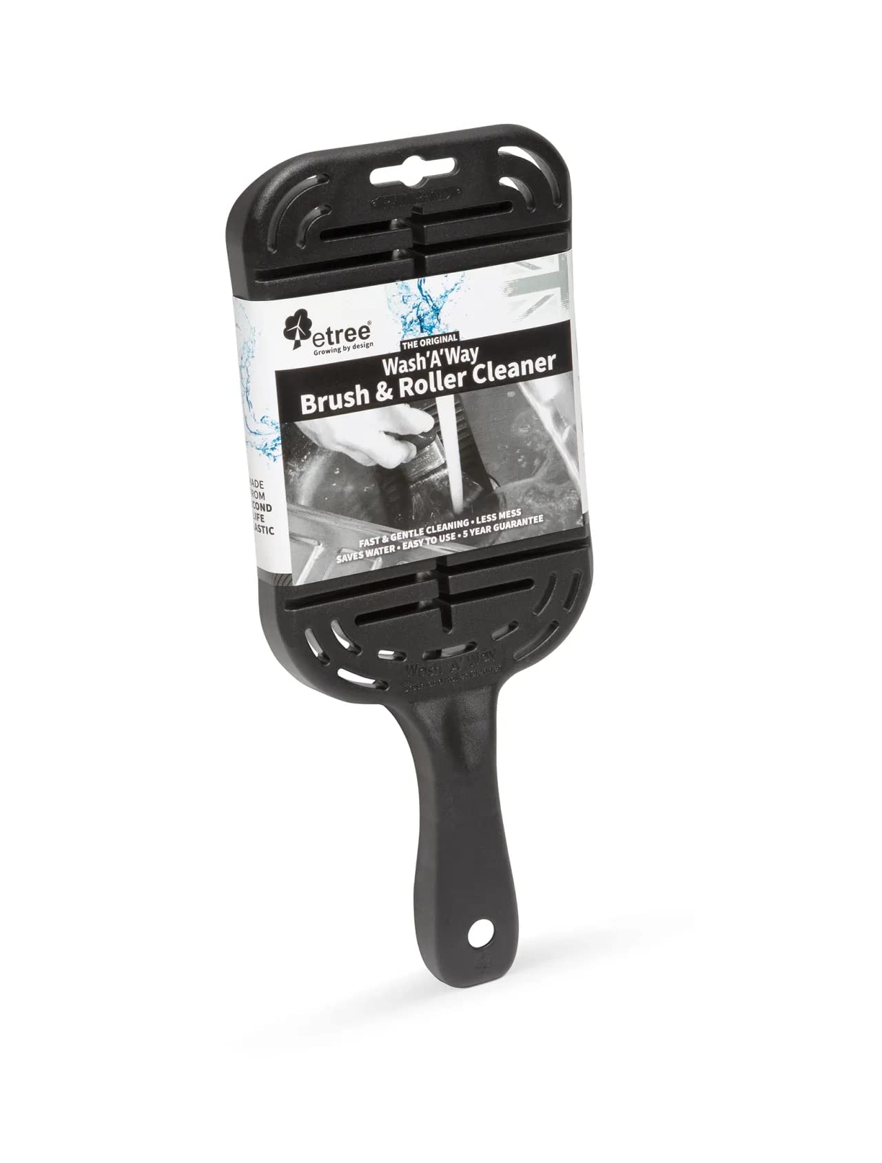 etree Paint Brush & Roller Cleaner - Wash'A'Way The Washboard Designed for Paint Brushes