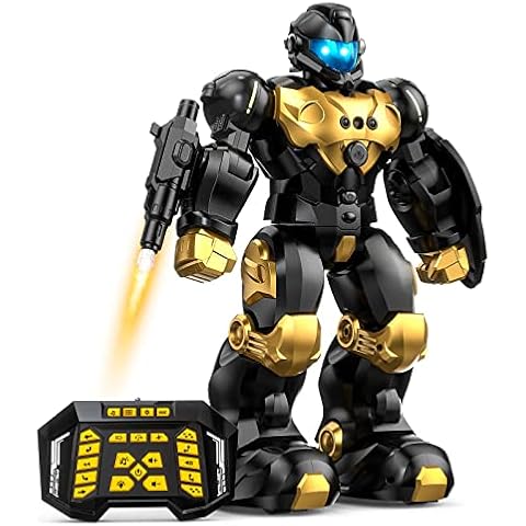 Bakoherp Roboter Kinder ab 5-10 Jahre, Ferngesteuerter Roboter Spielzeug, Große Programmierbare Smart Dancing Walking RC Roboter Spielzeug mit Gestensteuerung, für Kinder Jungen Mädchen Geschenk Cover