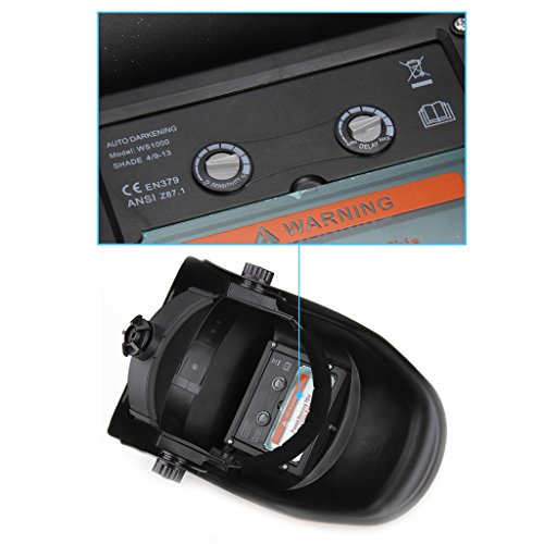 自動遮光溶接面液晶フィルター遮光速度1 秒ソーラー充電式溶接マスク 溶接ヘルメット 家装及园艺 电动工具 气动工具 焊接 电热工具 溶接面 Whenbuy Jchere Com