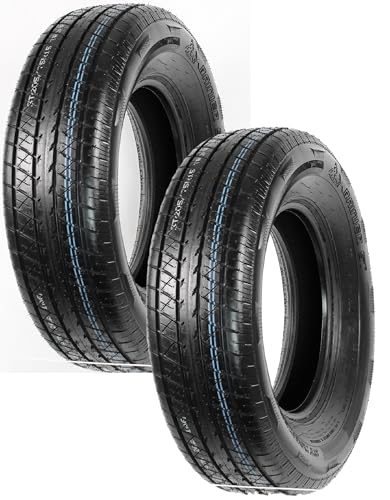 eCustomrim 2-Pack ST205/75R15 DEEP TREAD Steel Belted Radial Trailer Tire HEAVY...