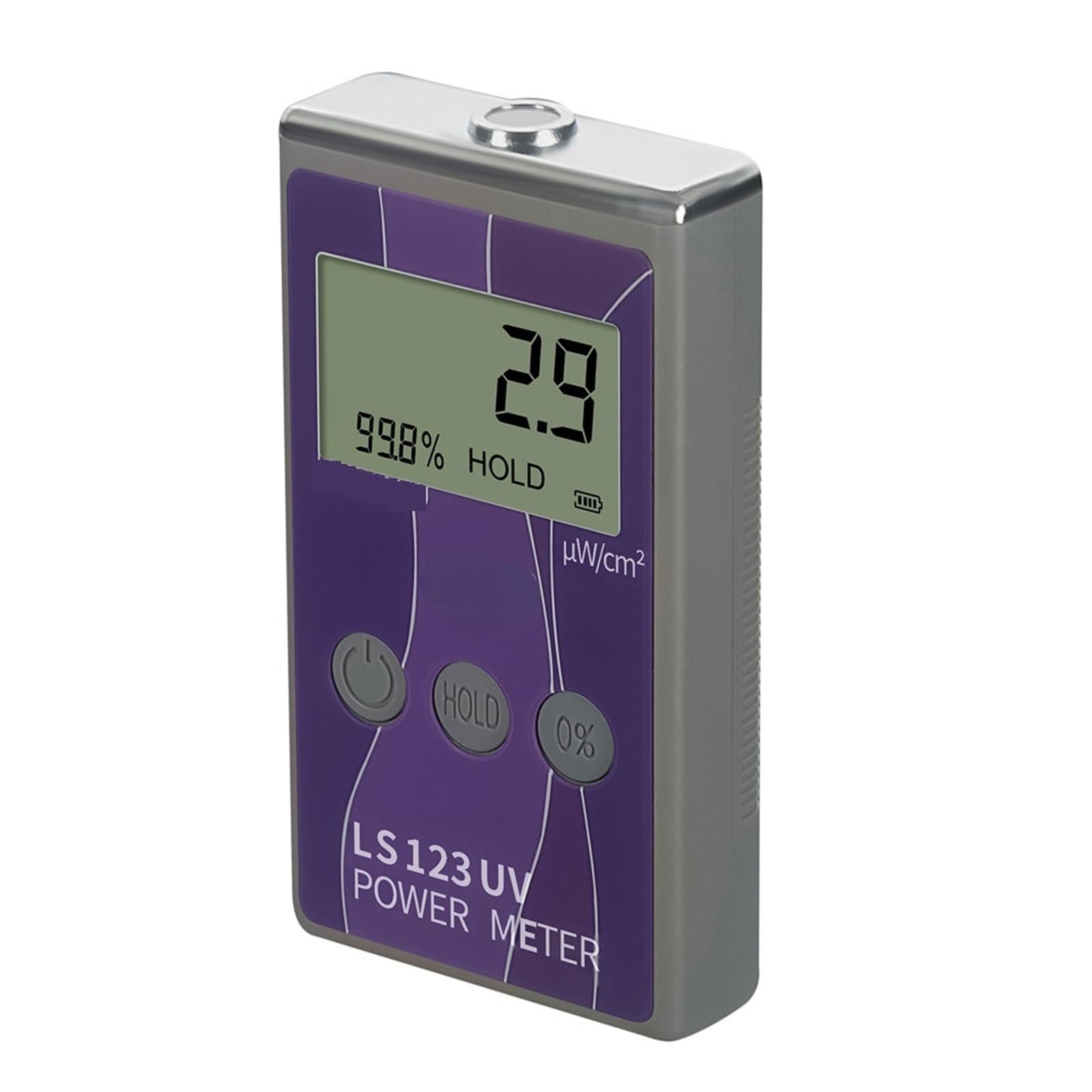 Probador UV, Medidor UV portátil LS123 Mide la intensidad de la potencia de la radiación ultravioleta, la densidad de radiancia y la tasa de rechazo