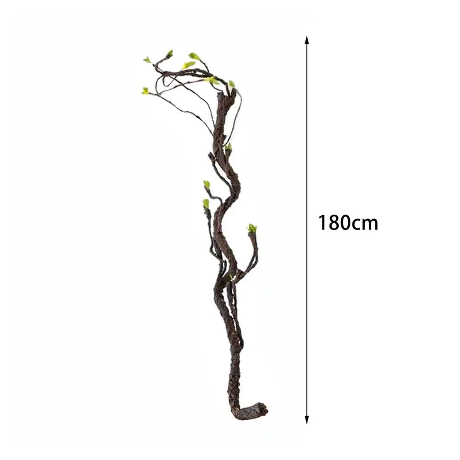 piante artificiali sospese 100/140/180 centimetri Bellissimi Alberi Artificiali Decorativi Vite Lunga Plastica Morbida Secchi Ramo di Un Albero Pianta Nozze for La Casa casa(Large screw 180 cm)