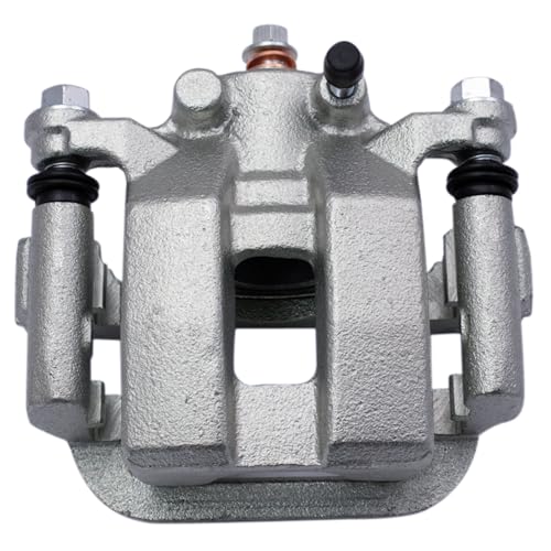 Image of TRQ Rear Brake Pad and Rotor Set Ceramic Coated Calipers Compatible with 2003-2005 Infiniti G35 350Z
