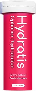 HYDRATIS - Pastilles Hydratation Electrolytes - Fruits des Bois - Améliore l'Hydratation et Favorise l'Énergie - Formule Isotonique - Sport, Récupération, Bien-être - 1 mini tube (10 Pastilles)