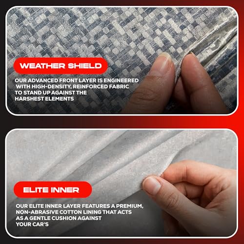Image of Waterproof Car Body Cover for Renault Kiger | Mirror & Antenna Pocket Anti-Scratch with Soft Cotton Inner Lining Triple Stitched Protection| Heat Resistant | Rain Protection (Silver)