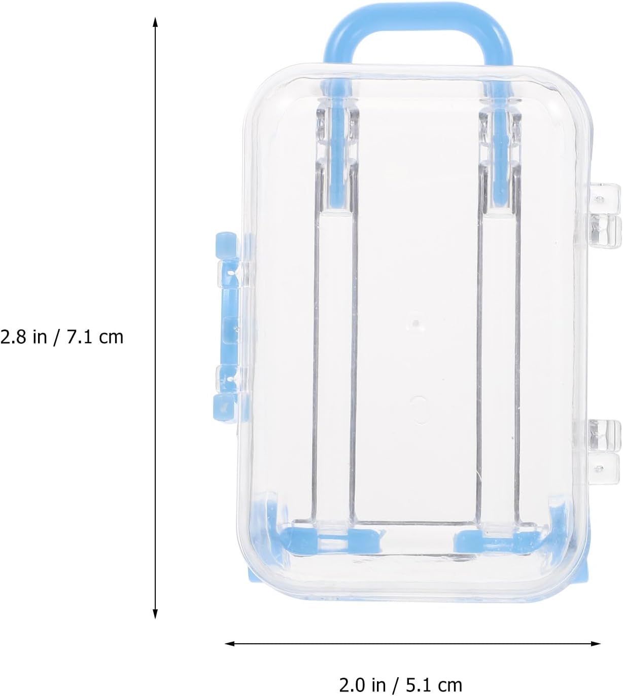 BESTonZON Wedding Candy Boxes Mini Suitcase 2.99X2.00X4.48In Party Favor Gift Boxes for Weddings Baby Showers Birthdays and Home Celebrations 36 Pack