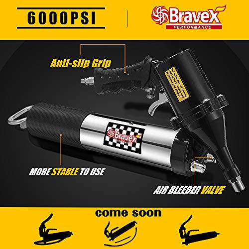 Bravex Curved Boot Battery Grease Gun