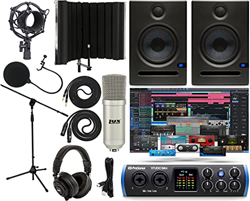 PreSonus Studio 24c 2x2 USB Type-CI[fBI/MIDIC^[tF[X Eris E5yAX^WIj^[1/4C`vP[uƃ}CNAC\[VV[ht