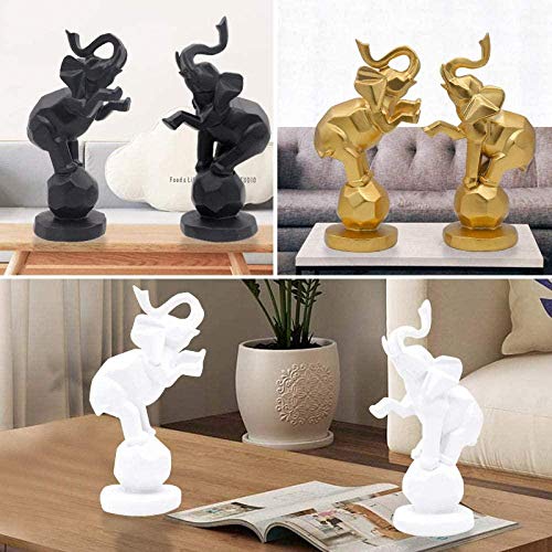 Couple d'éléphant figurine décoration maison idée cadeau