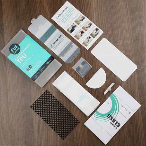 Image of Ibywind 2 Pack Screen Protector For OnePlus 8,Flexible TPU Film,With 1Pc Camera Lens Protector,1Pc Back Film[Bubble Free][Easy Installation][HD Clear][Self-Healing]