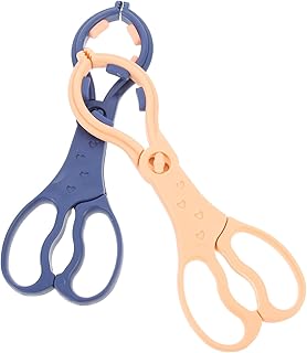 COOLive 2pcs Baby Bottle Scissor Anti- Slip Feeder Clamp Milk Bottle Clamp Bottle Tong Feeder Pacifier Tong