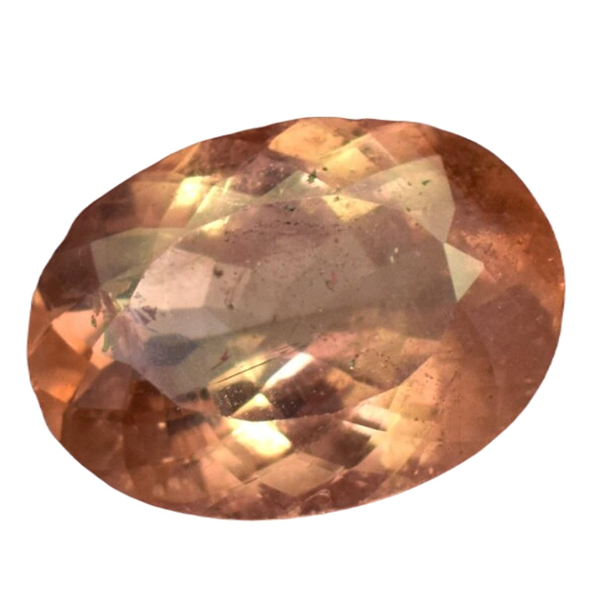 Topaze jaune naturelle de forme ovale, gemme d'exception pour bague et collier