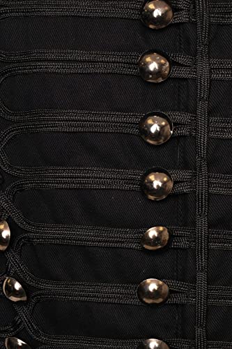 Ro Rox Sleeveless Jacket Mens Goth Cotton Uniform Military Parade Vest Waistcoat4