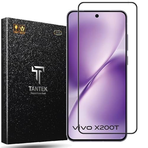 Image of TitanGuard Tempered Glass Screen Protector Guard for Vivo X200T (6.67 Inch) - 9H Hardness, Military Grade, Anti-Static, Easy Installation Kit - 1 PACK