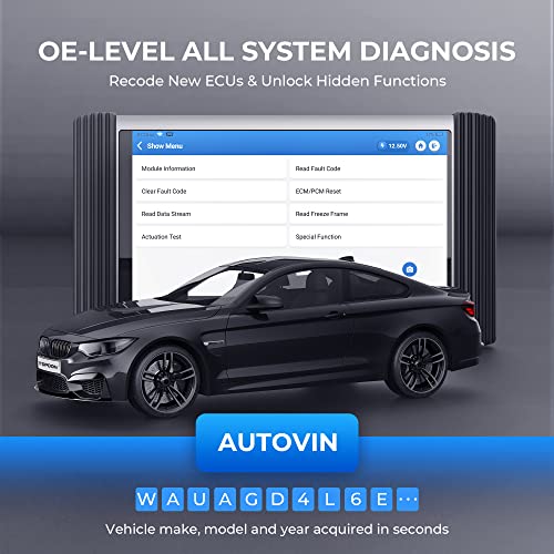 TOPDON Phoenix Pro ECU/ECM Programming Scan Tool, Bi-Directional Control, All System Diagnostic Scanner, Online Coding, 34+ Maintenance Service, OE-Level Diagnosis, 2 Years Free Update