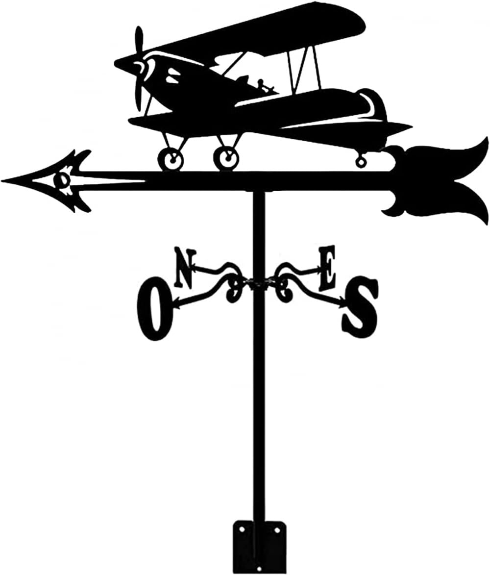 TAXXII Weather Vane Weathervane,Practical Weathervane Stainless Steel Garden Stake Wind Direction Indicator for Outdoor Farm Yard Gazebo Decoions