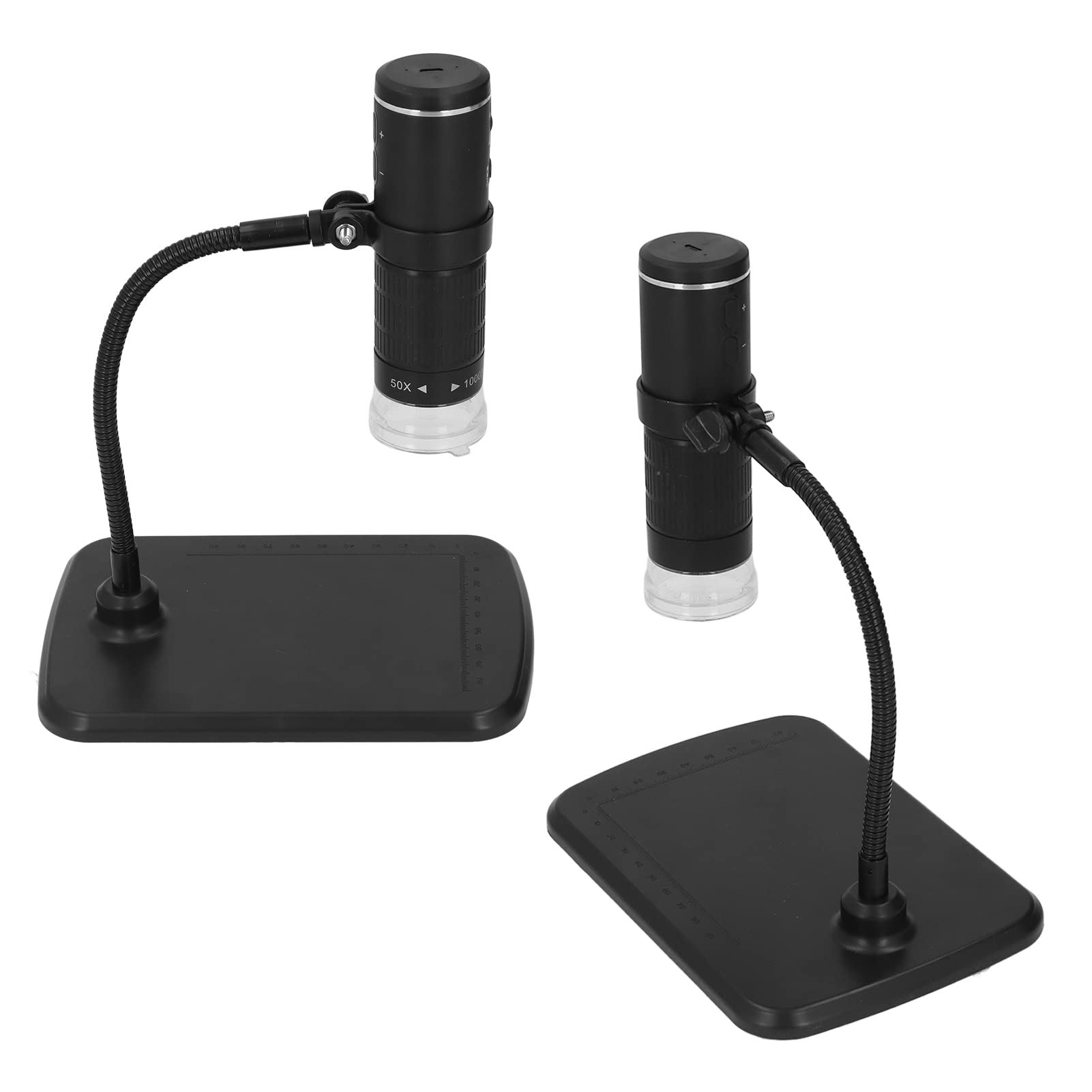 Microscopio Digitale, Microscopio Portatile con Supporto Flessibile Microscopio Digitale Wireless 50 a 1000X Portatile 2MP per Telefono PC