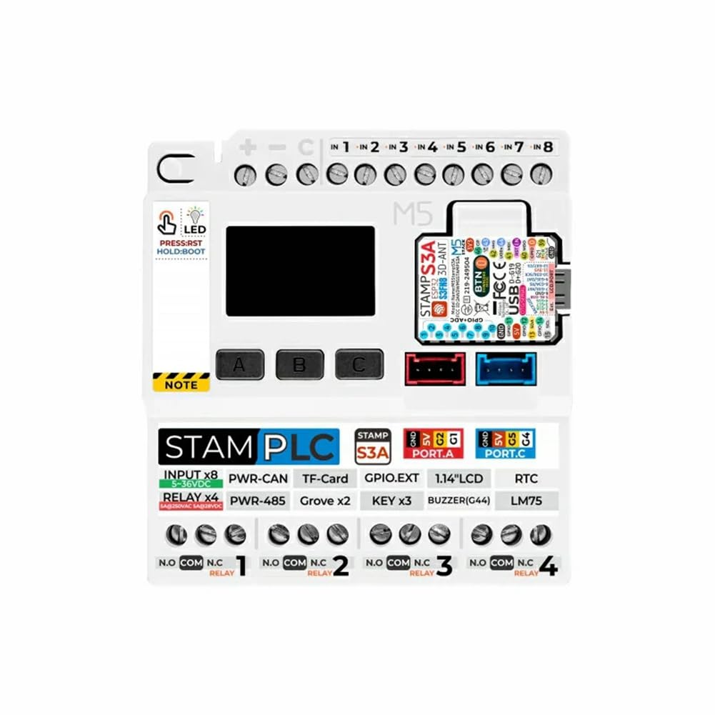 Contrôleur PLC M5stamp S3 pour automatisme et domotique