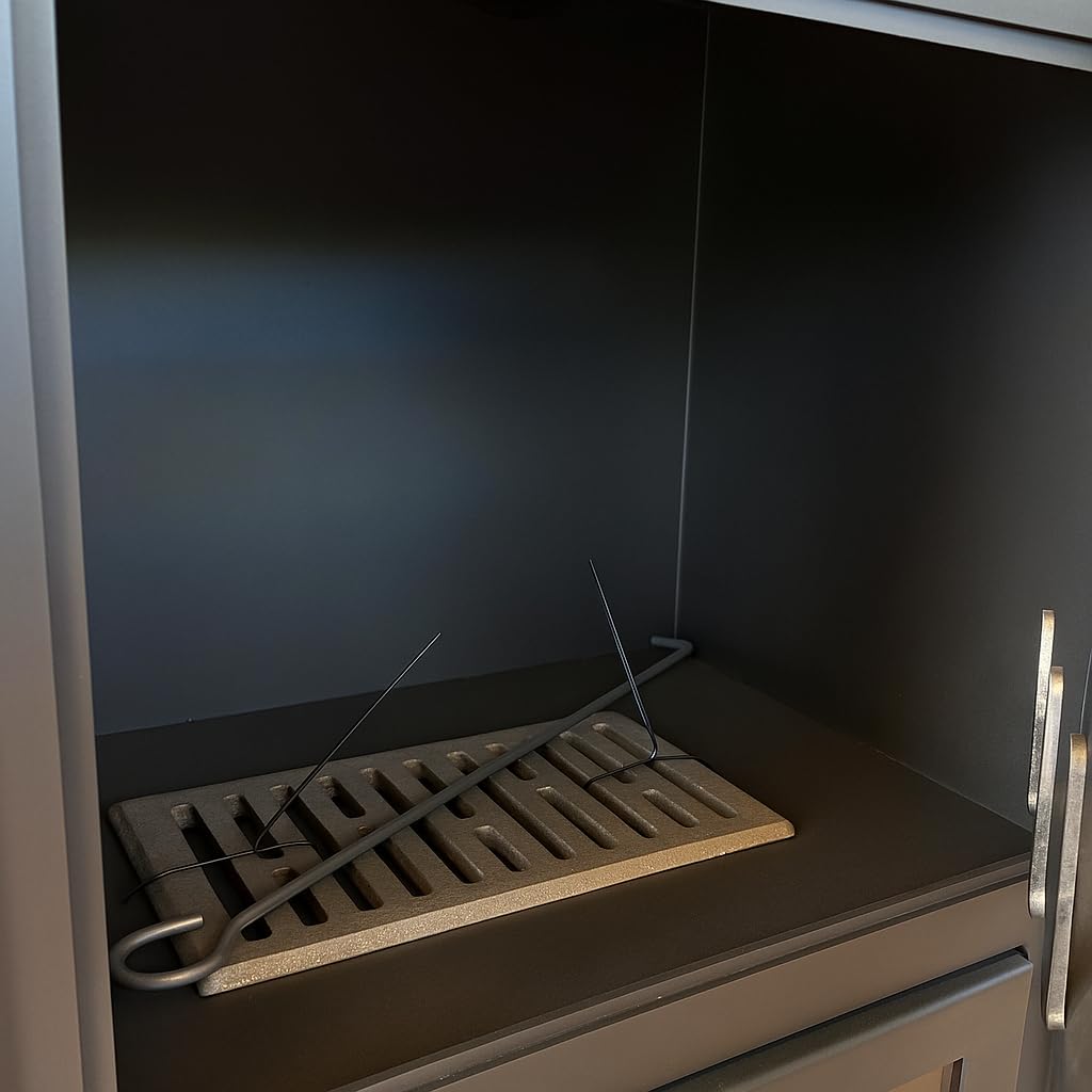 PRENSA STOVE - Poêle à Bois avec Four Modèle ETNA 13 kW – Four en Brique Réfractaire avec Thermomètre – Acier 4 mm – Sortie Supérieure – Norme ECODESIGN 2022