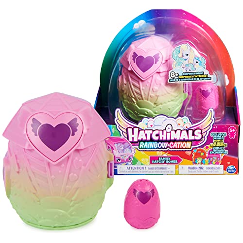 Hatchimals Rainbowcation Mini-Family Pack, Spielset mit 3...