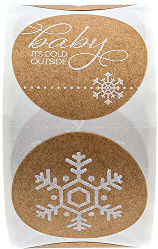 Multiple Designs Baby It's Cold Outside Christmas Stickers / 500 Holiday Stickers #TOP3