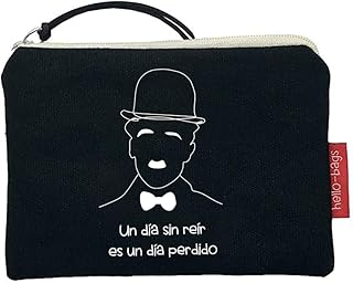 Hello-Bags. Bolso Monedero/Billetero/Tarjetero. Exterior: Algodón 100%. con Cremallera y Forro Interior. Incluye sobre Kra...