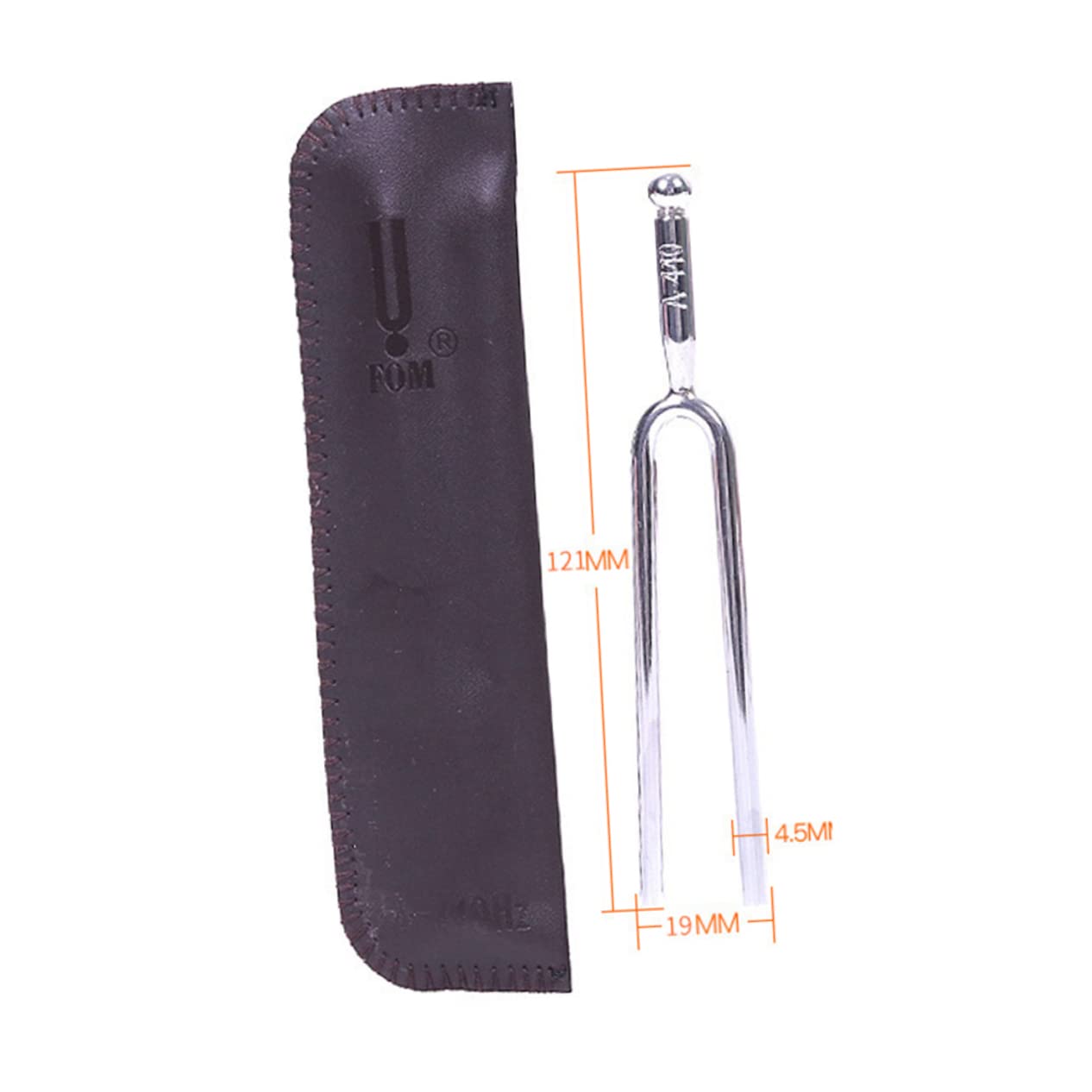 BESPORTBLE Round Tuning Fork Tuning Fork Tuner Tuning Forks Stainless Tone Fork Instrument Tuning Fork Steel Tunning Fork Tuner Fork Music Tuning Fork Steel Tuning Fork Silver