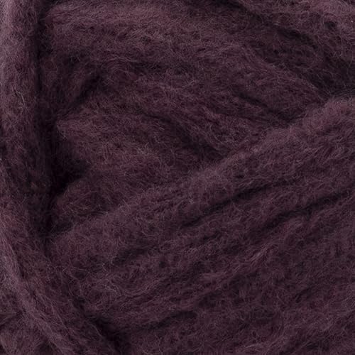 Image of Lion Brand Yarn Feels Like Butta Thick & Quick Yarn, Vineyard Wine