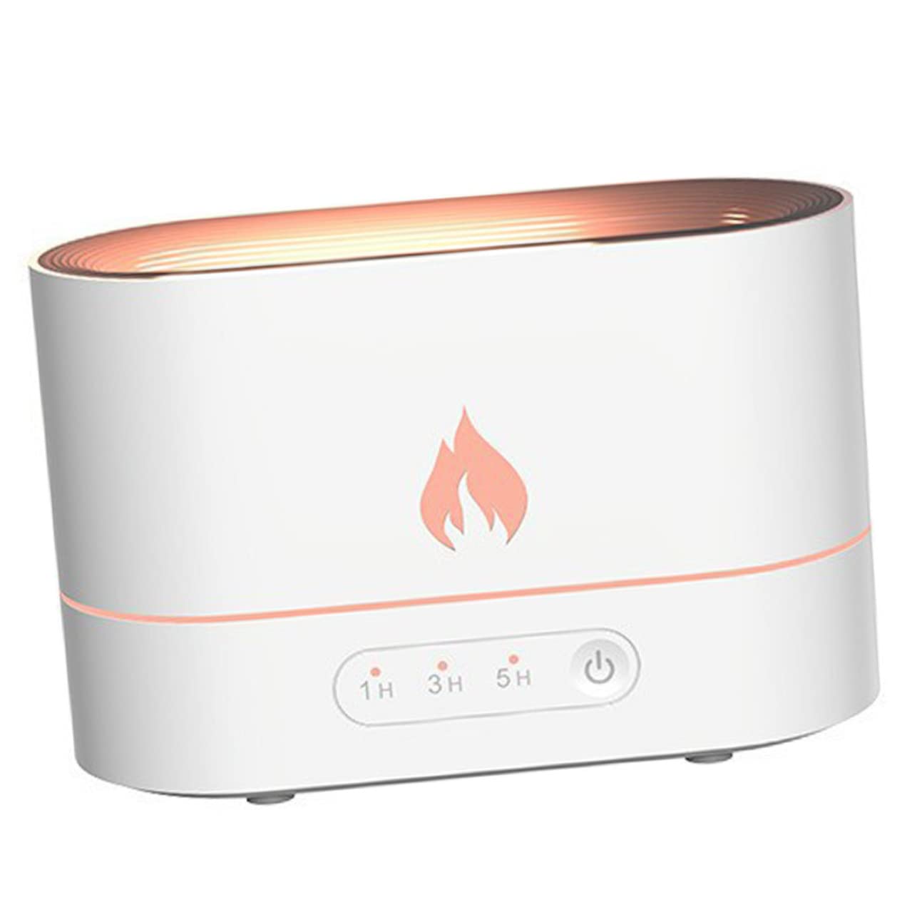 Diffuseur huiles essentielles design élégant silencieux effet feu visuel