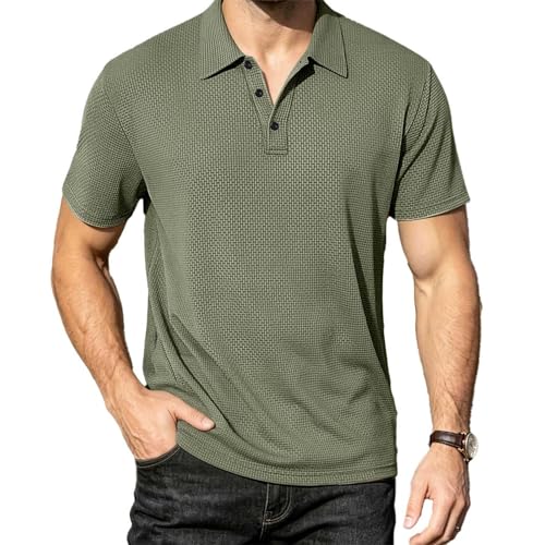 Polo homme d'été respirant à rayures casual pour le quotidien