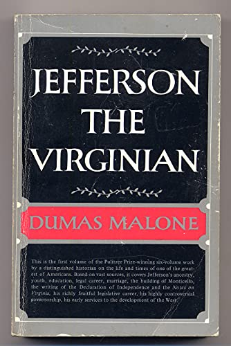 Jefferson the Virginian (Volume 1: Jefferson an... B000H490LY Book Cover