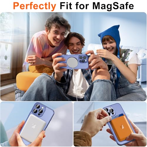 Image of for iPhone 14 Pro Max Case with Privacy Screen Protector,Light Blue