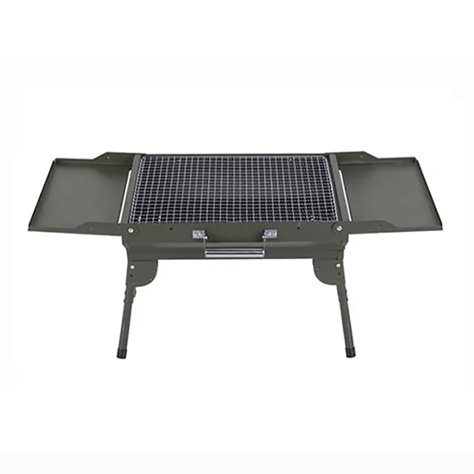ERICAT Holzkohlegrills, Tragbarer Holzkohleständer mit Griff, Einzigartiges Klappdesign und Stabiler Tischgrill, Langlebig, Platzsparend und Einfach Zu Transportieren, für Lagerfeuer, Terrasse