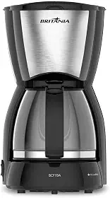 Cafeteira Britânia BCF19 Inox 18 Cafezinhos Jarra de Vidro 550W 127V