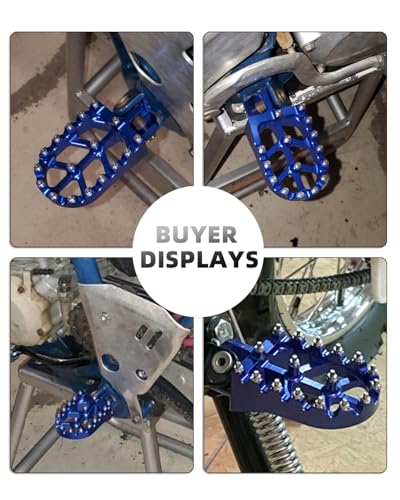 Jfg Racing A111400763 Dirt Bike Foot Pegs,Cnc Motorcycle Foot Pegs Rests Pedals thumb #2