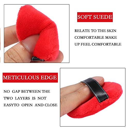 2PCS Makeup Powder Puff and 2PCS Makeup Sponges, Large Face Powder Puffs for Body,Soft Sponge Foundation Makeup Tool Beauty Sponges Blender For Cosmetic(2+2PCS)