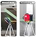 SHIJING 16 Lines Laser Level 4x360° Self Leveling, Class Green Self Leveling Cross Line Laser, Tiling Floor Laser Tool for Picture Hanging, Tile, Construction Indoor Project,Fixed Bracket Included