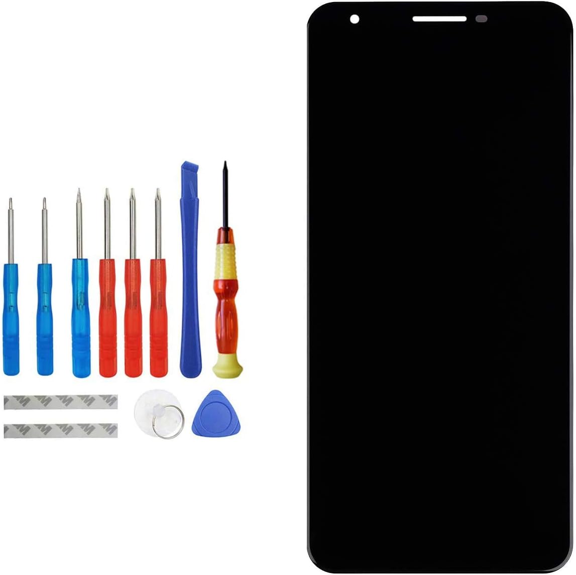 Best Cyber Monday 🔥 E-YIIVIIL Replacement OLED Display Compatible with Google Pixel 3A XL 6.0" LCD Digitizer Touch Screen Assembly with Toolkit (Black)