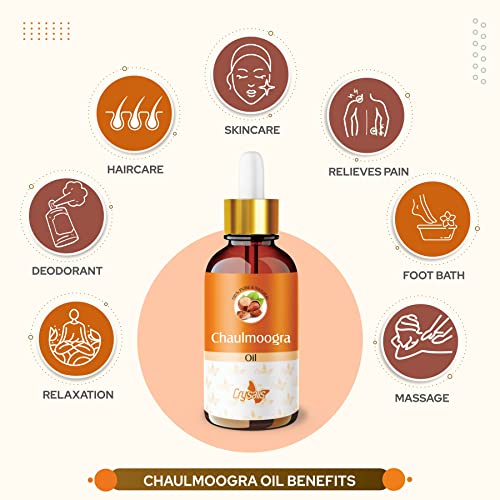 Image of Crysalis Chaulmoogra Oil 100 ml (3.38 fl oz) - Rare Cold Pressed Carrier Oil for Specialist Skincare & Traditional Formulations