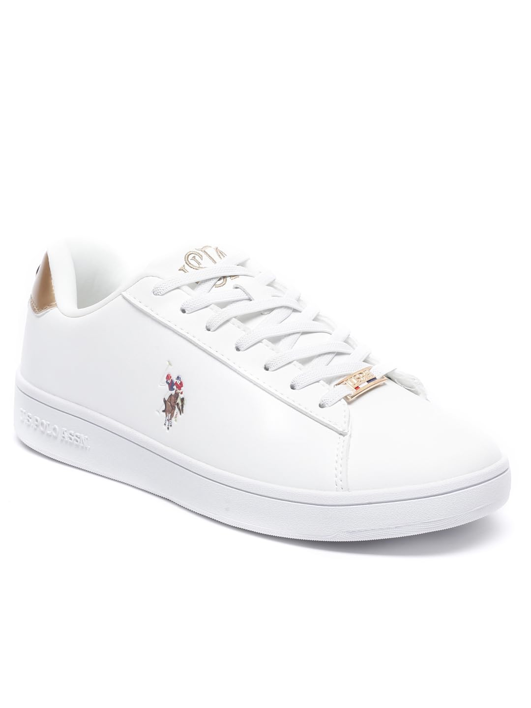 U.S. Polo Assn. Rylee 2.0 Women Off White Sneakers-(UK/6) (US/7) (1FD23444A01) (B0CKB8MHC5) Amazon Price History, Amazon Price Tracker