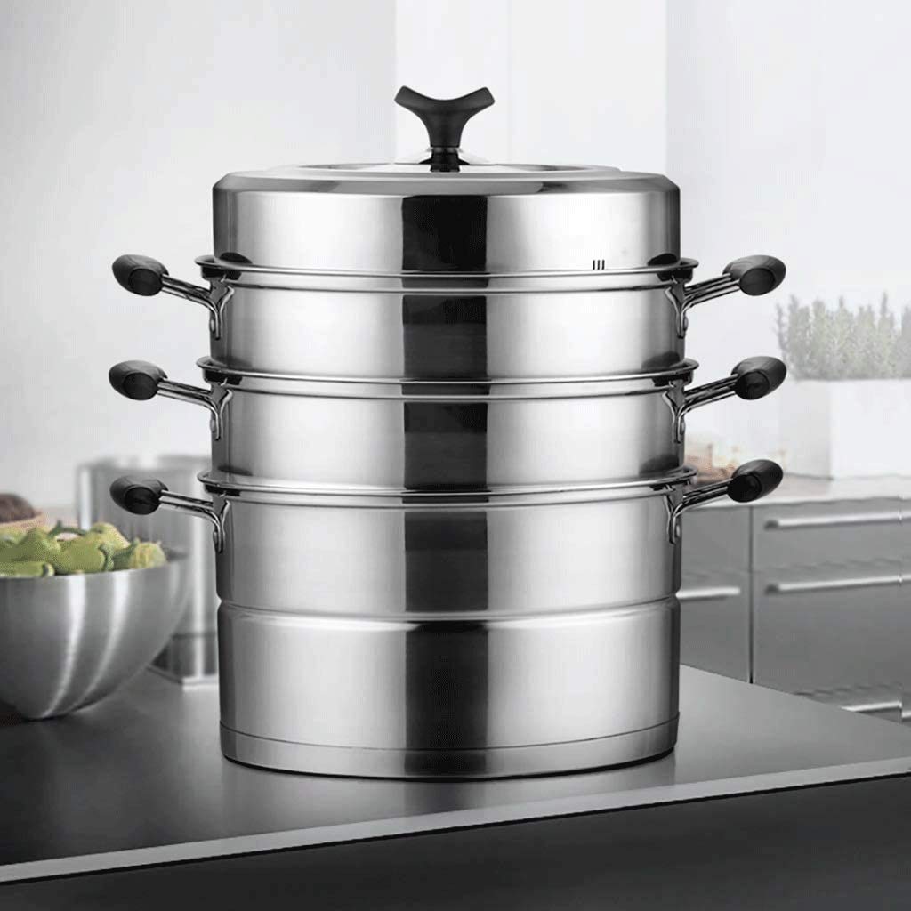 Vaporera de Acero Inoxidable, cocción eficiente, Olla Multiusos, comúnmente Utilizada en la Cocina