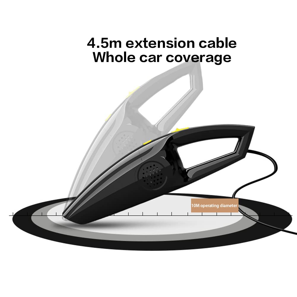 Aspirateur De Voiture Portable - Nettoyage Humide/sec, 120W, Compact 35x9x8.5cm - Neuf