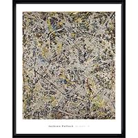 Amazon.co.jp: ポスター ジャクソン ポロック Number 9 1949 額装品