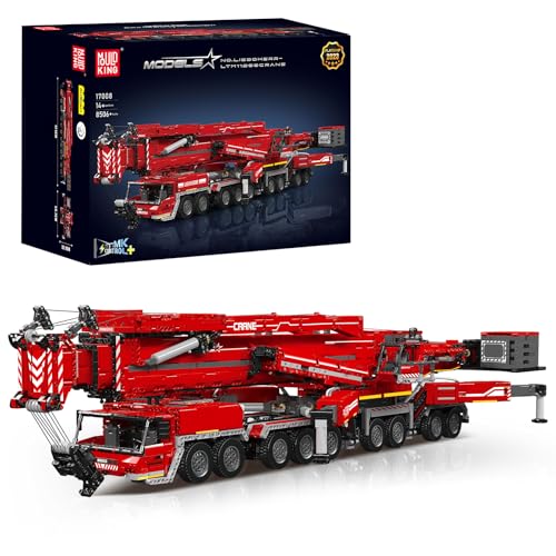 Mould King RC Crane Building Set 8506 Pieces Heavy Crane Truck Building Kits for Adult APP Programmable Construction Vehicle Block Set
