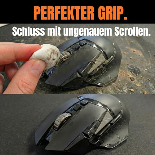 CleanseX Reinigungsknete für Laptop, PC & Handy – Tastatur Reiniger & Smartphone Ladebuchsen Reinigungsset – iPhone Cleaning Kit, AirPods Pro & PC Zubehör im Metal-Case (Schwarz)