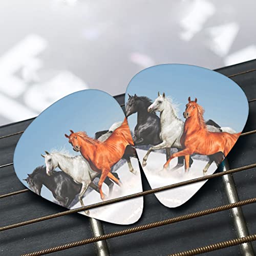 Ensemble de 12 médiators de guitare Pretty Horses pour guitare acoustique, guitare électrique, contrebasse, ukulélé - Les Beatles, Paul McCartney, John Lennon, RIngo Starr, George Harrison Ensemble de 12 médiators de guitare Pretty Horses pour guitare acoustique, guitare électrique, contrebasse, ukulélé – Image 8