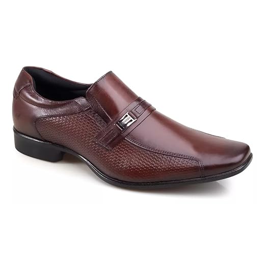 Sapato Masculino Social Rafarillo Em Couro Legítimo Casual Marrom Café 34054 (Marrom, BR, Adulto, Numérico, 42)