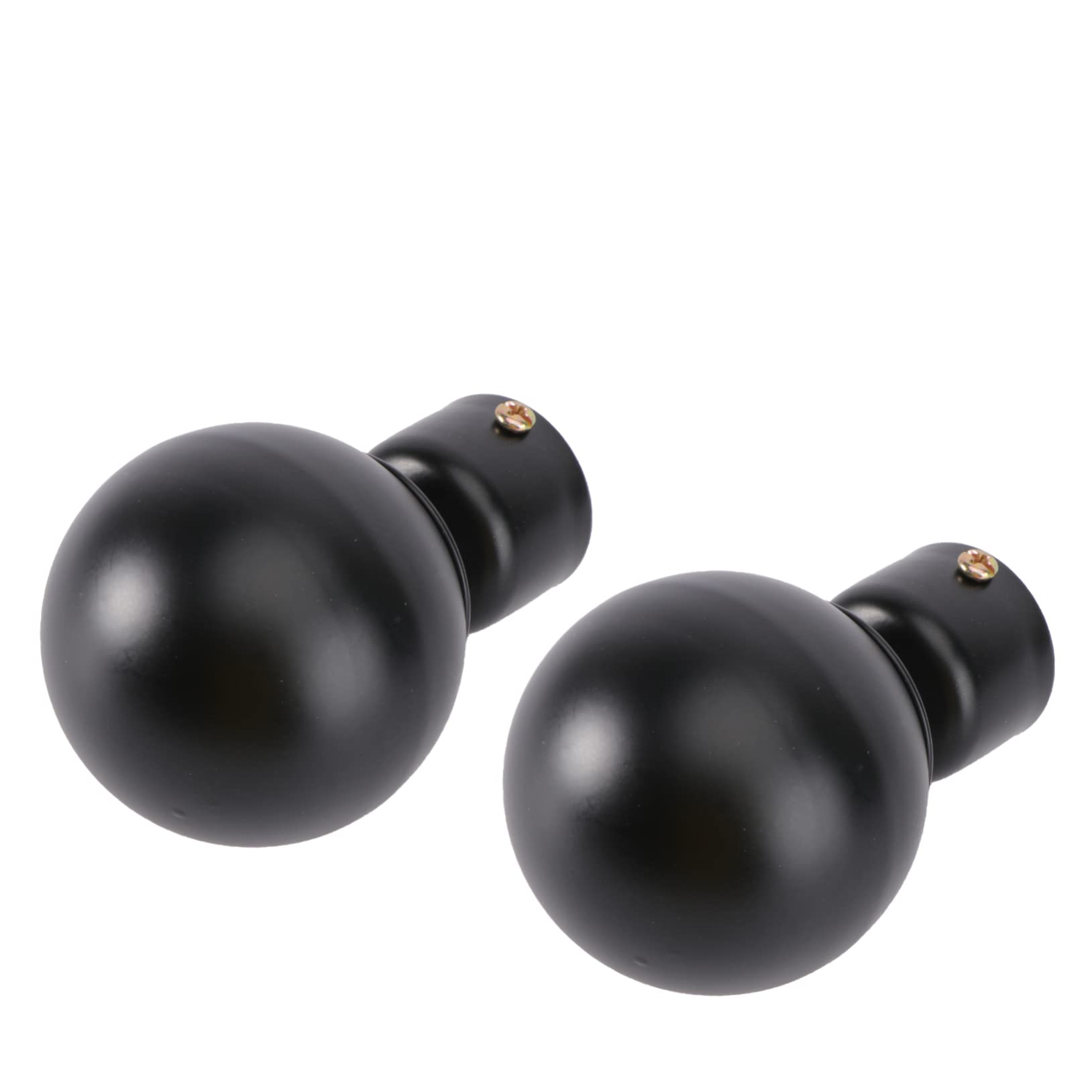 HOODANCOS 2pcs Decorative Curtain Rod End Caps Elegant Curtain Rod Plugs for Decor Stylish Finish for Bedroom Living Room and Apartment